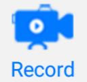 Przeglądanie nagrań wideo W celu przeglądania nagranych przez kamerę plików wideo, należy przejść pod zakładkę Record w dolnym menu aplikacji kamery.