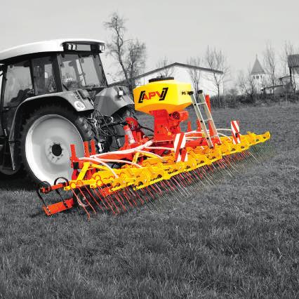 GS 600 M1 BRONA chwastownik o uniwersalnym zastosowaniu KORZYŚCI Ze względu na 6-metrową szerokość roboczą, brona chwastownik GS 600 M1 jest niezastąpiona w intensywnej pielęgnacji użytków zielonych.