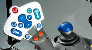 Vario joystick funkcje ułatwiające pracę Wersja standardowa została idealnie zaprojektowana dla każdego, kto ze względu na wykonywane czynności poszukuje prostej i łatwej obsługi układu
