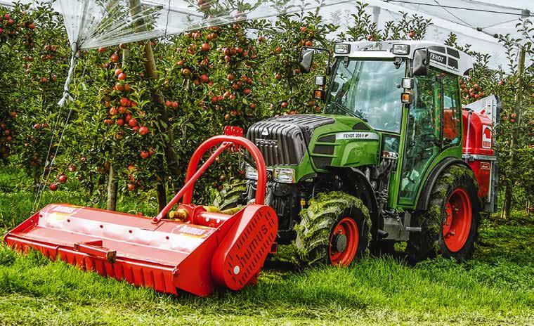 EKONOMICZNE ROZWIĄZANIA Idealne warunki montażowe. Wszystko ze sobą współgra Fendt 200 Vario V/F/P oferuje trzy obszary do mocowania współpracujących narzędzi lub maszyn: z przodu, z boku i z tyłu.