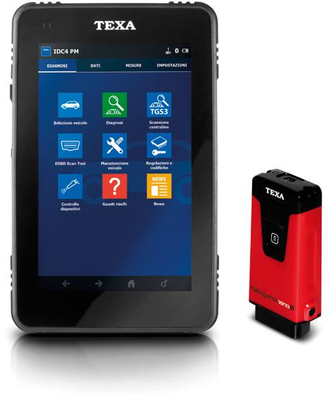 TESTERY DIAGNOSTYCZNE 63 Texa Axone 4 Mini + Navigator Nano S Urządzenie Axone 4 Mini wraz z Navigatorem Nano S to kompaktowe rozwiązanie firmy Texa wyposażone w 7 ekran dotykowy o rozdzielczości