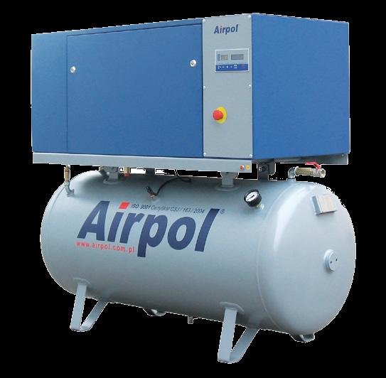 70 SPRĘŻARKI Sprężarki śrubowe Airpol K15 / K11 / K7 Sprężarki śrubowe Airpol to nowoczesne, trwałe, energooszczędne i ciche źródła sprężonego powietrza.