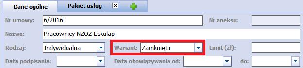 Konfiguracja Modułu Komercyjnego podpisaniu umowy modyfikacja jej warunków będzie możliwa jedynie poprzez dodanie aneksu. 2.6.