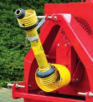 Hydrauliczny obrót wylotu wyrzutnika 1,0 m TP 320, 400 Hydrauliczny obrót wylotu wyrzutnika, włącznie z przedłużonym wylotem 3,9 m TP 250 PTO K, 230 PTO K, 270 PTO K Hydrauliczny