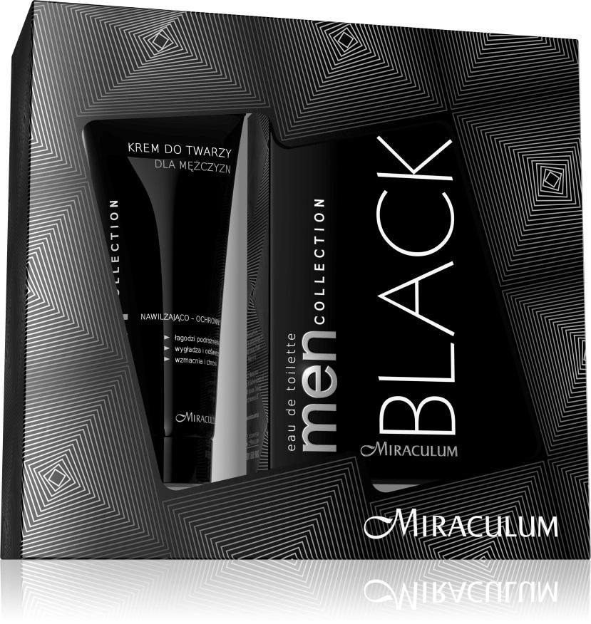 Zestaw : MIRACULUM MEN BLACK - WODA TOALETOWA 100ML -