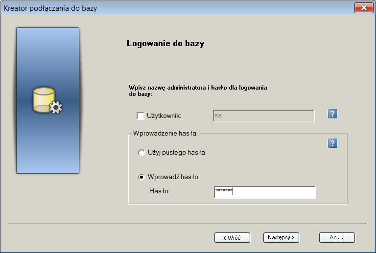 Pierwsze uruchomienie programu MOL Optivum na komputerze pełniącym rolę serwera bazy danych4/6 Jeśli instalując serwer SQL nie wprowadzono nazwy instancji, to w kroku tym należy zaakceptować