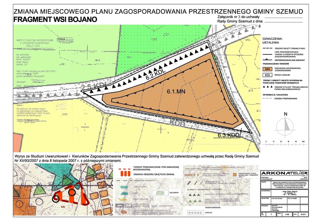 Dziennik Urzędowy Województwa Pomorskiego 22 Załącznik Nr 3 do Uchwały Nr LIV/537/2014 Rady Gminy