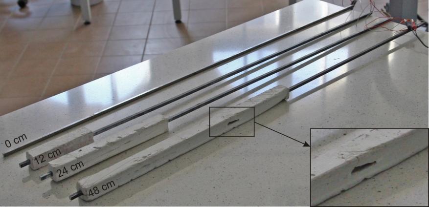 Detekcja stanu zakotwienia pręta za pomocą fal sprężystych 259 nics PPA 2000.