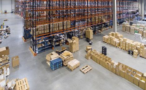 prodotti pallettizzati.