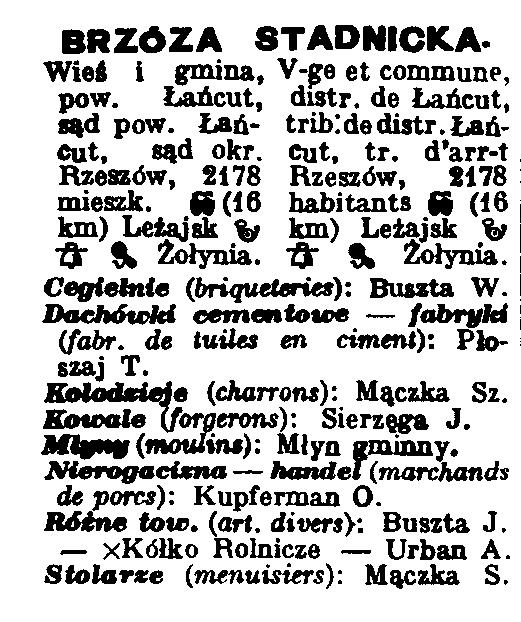 Przemysłu, Rzemiosła i