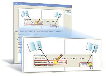 One-click detection of response