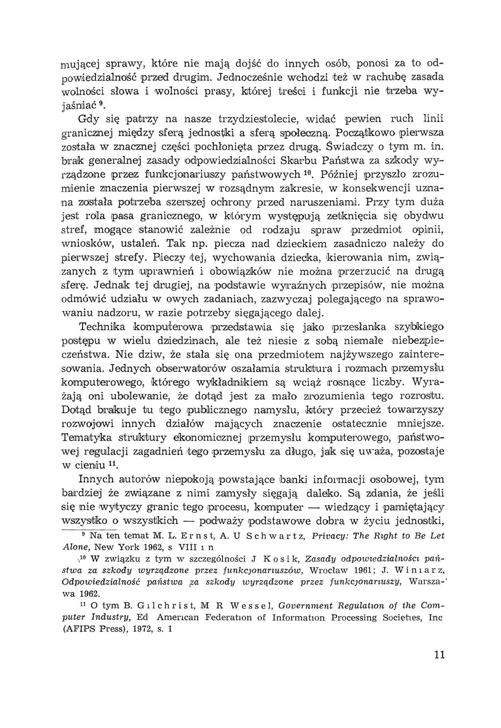 mującej sprawy, które nie mają dojść do innych osób, ponosi za to odpow/iedzialnolść pr2'jejd dmgim.
