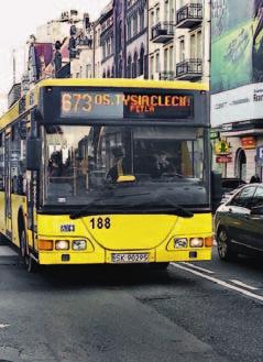 Rys. 3. Użytkownicy z ograniczeniami ruchowymi korzystający z komunikacji miejskiej na terenie miasta Katowice Dworzec Autobusowy (Galeria Katowicka) i przystanek przy ulicy Piotra Skargi.