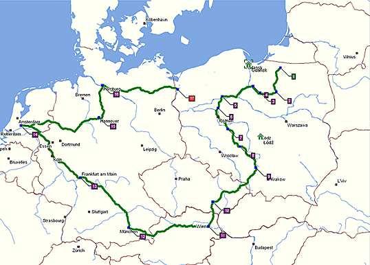 Szczegółowa lista funkcji: konfiguracja parametrów pojazdów, kierowców, spalania i prędkości na różnych typach dróg; zarządzanie punktami trasy; wyznaczanie trasy najkrótszej, najszybszej,