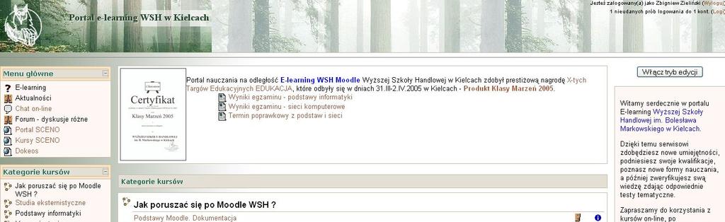 prowadzenia zajęć dydaktycznych w podanych przypadkach nawiązuje do idei blended learning, czyli szkolenia komplementarnego, gdzie połączone zostały elementy systemu e- learning z tradycyjnym