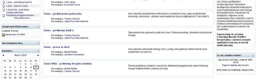 dziennie w ciągu ostatniego tygodnia (stan na dzień 10.03.2007). Spowodowane jest to m.in.