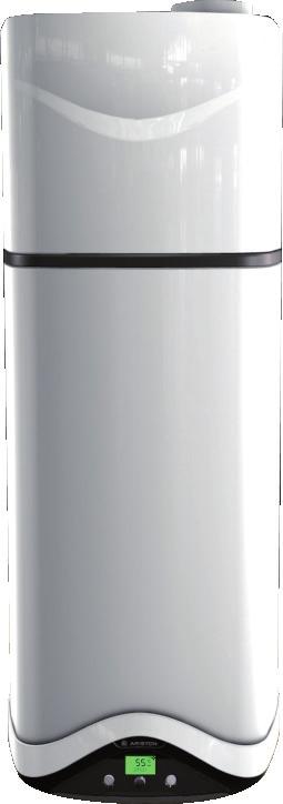 NUOS EVO 80-1 Podgrzewacz wody z pompą ciepła wersja wisząca COP 3,4 PRZY TEMPERATURZE POWIETRZA 20ºC (ZGODNIE Z EN 255-3) COP 2,6 PRZY TEMPERATURZE POWIETRZA 7ºC (ZGODNIE Z EN 255-3) COP 2,7