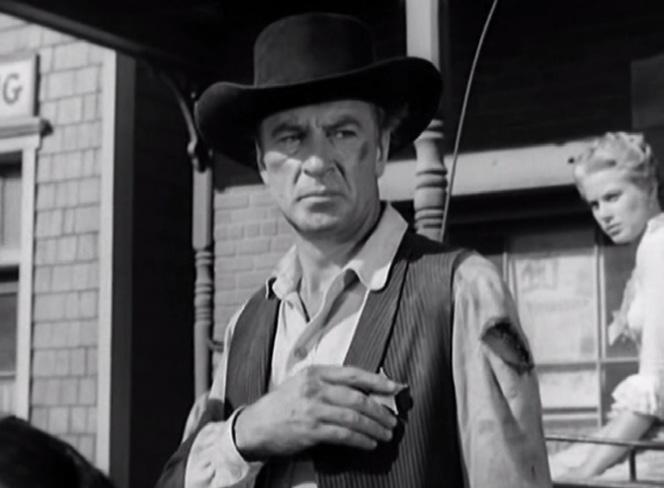 128 Kartoteka 10 Kadry 10.9. 10.10. Metarama zamykająca filmu Captain Blood (1938) Kolejne dwa kadry pochodzą z końca znanego westernu High Noon (1952).