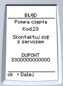 POTRZEBUJESZ POMOCY? Moduł zarządzający wyśwetla nformacje dotyczące błędu: - dane urządzena, 8.2 Błąd modułu zarządzającego Moduł zarządzający ne wyśwetla żadnej nformacj na ekrane.