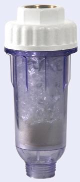 FHSH-3-C Chromowany, liniowy filtr prysznicowy z wkładem.