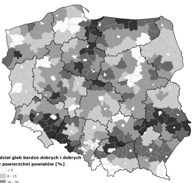 Regionalizacja potencjału biomasy ubocznej z produkcji roślin oleistych 99 Wyniki badań Rzepak jest rośliną o dużych wymaganiach glebowych i tylko na glebach bardzo dobrych i dobrych można uzyskać