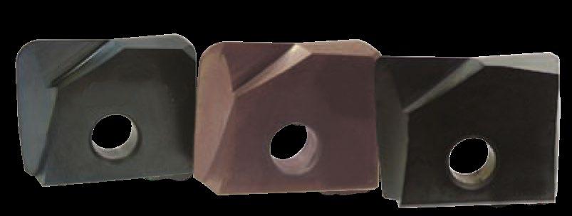 WPSX CORNER RADIUS INSERTS PŁYTKI Z PROMIENIEM S D RE H The optimum geometry of the tool to achieve the better reliability and less vibration and cutting load.