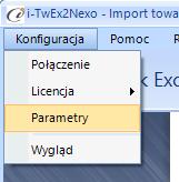 12) Parametry W Parametrach mamy możliwość dodania nowej grupy lub cechy z pliku XML, bez wcześniejszego zakładania parametrów w Subiekcie Nexo Pro, a także dokonanie aktualizacji