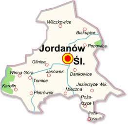 Prognoza oddziaływania na środowisko dla projektu dokumentu: Program materiałów zawierających azbest z terenu Gminy Jordanów Śląski obszaru gminy leży na obszarze Równiny Wrocławskiej.