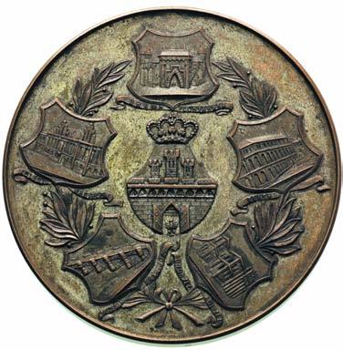 , Aw: Pó postaç Schindlera z d ugimi w osami, w surducie, z orderami, wokó napisy i daty 1839-1846,