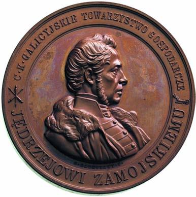 wzniesionych i odnowionych staraniem prezesa, bràz srebrzony 63.5 mm, H-Cz. 8120 II 1.