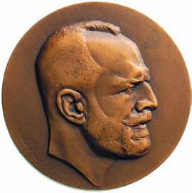 *1064. Pami ci Andrzeja Potockiego Towarzystwo Rolnicze, medal sygnowany L PUGET 1908 r.