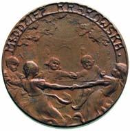 , Aw: Popiersie w lewo, sygnatura J R (Jan Raszka) i napis HENRYKOWI JORDANOWI,