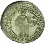 Ksi stwo Wroc awskie, Maciej Korwin 1469-1490, grosz wroc awski, Aw: Pi ciopolowa tarcza