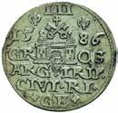 trojak 1586, Ryga,