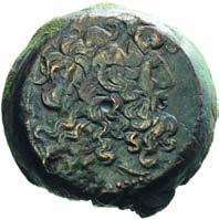 X, Rw: Jupiter w kwadrydze w prawo, trzymajàcy ber o i rzucajàcy piorunem,