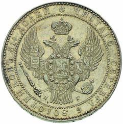 1 1/2 rubla = 10 z otych 1833,