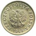 50 groszy 1949, Warszawa, miedzionikiel