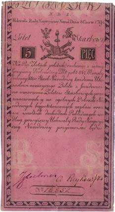 839 840 841 842 BANKNOTY POLSKA Insurekcja KoÊciuszkowska