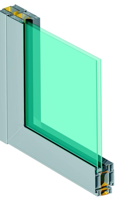 Drzwi izolowane SFB 2074 System architektoniczny Thermo 74 jest w swojej konstrukcji nowatorski.