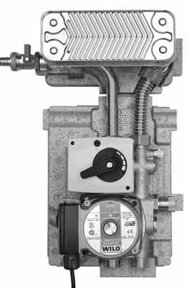 1.1 System zabudowy kotłowni do 70 kw Thermix Thermix System Rozdzielający Kompaktowy blok z mosiądzu ze zintegrowaną zwrotnicą hydrauliczną, zaworem mieszającym z płynnie regulowanym Bypass em i