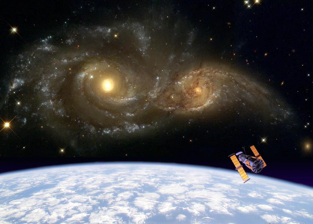 Kosmos Sięganie w głąb Kosmosu cofanie się w czasie