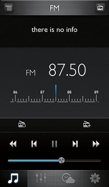 Automatyczne zapisywanie stacji radiowych FM 1 Dotknij ikony, a następnie ikony w prawym górnym rogu ekranu, aby wybrać radio FM jako źródło.