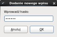 Text Entry wprowadzenie danej: Forma dialogowa umożliwiająca wprowadzenie danej tekstowej do skryptu.