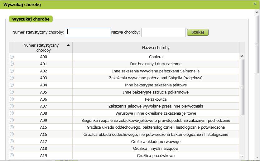 Jak wystawić e-zla na PUE ZUS? Wystawienie zaświadczenia lekarskiego - Krok 5 Należy wpisać numer statystyczny choroby.