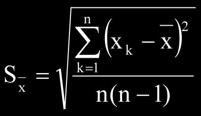 Dla dużej ilości pomiarów (n > 10) do oceny odchyleń stosujemy rozkład prawdopodobieństwa Gaussa (tzw. rozkład normalny) natomiast dla małej ilości pomiarów stosujemy rozkład Studenta.