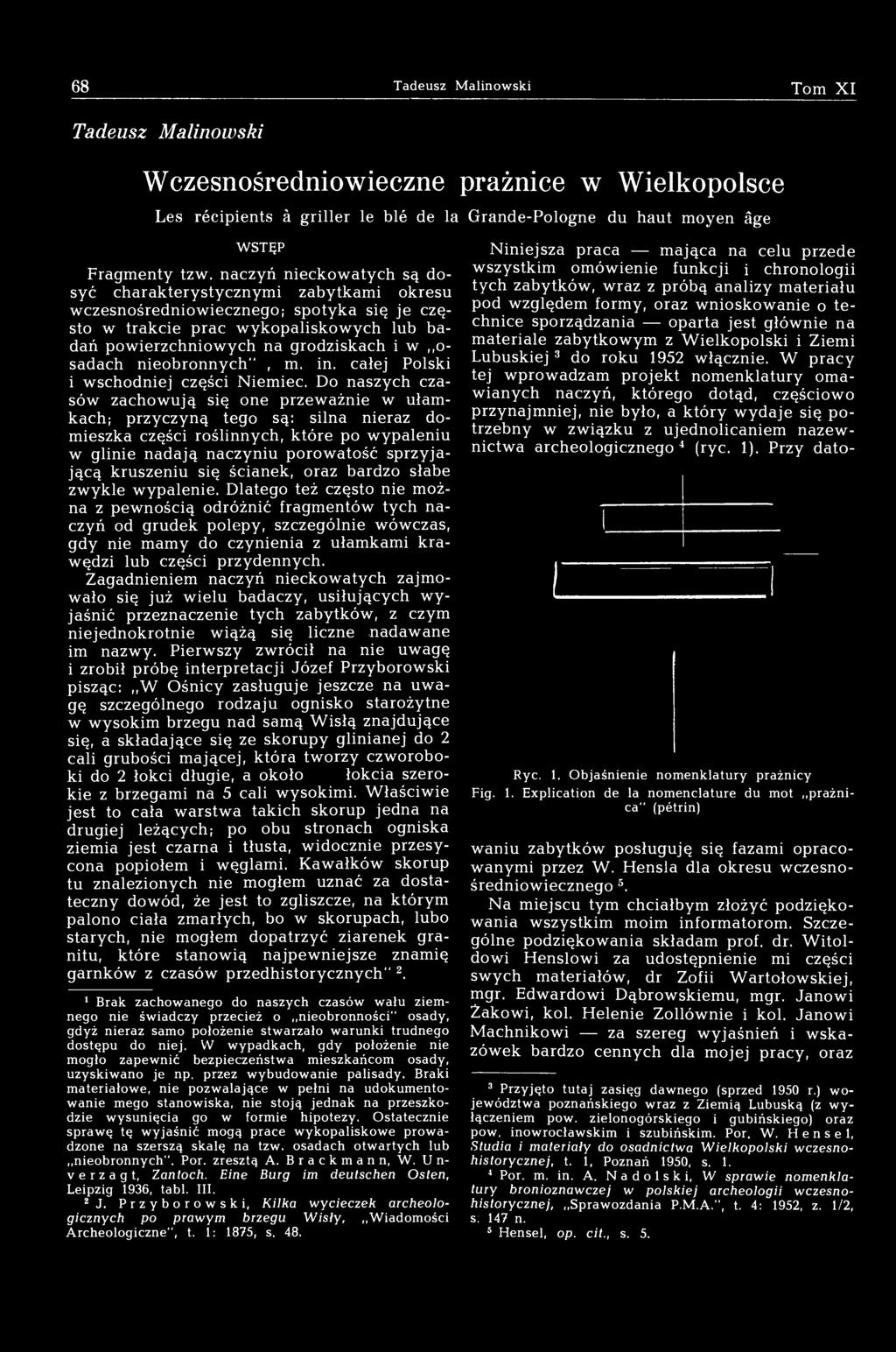 naczyń nieckowatych są dosyć charakterystycznymi zabytkami okresu wczesnośredniowiecznego; spotyka się je często w trakcie prac wykopaliskowych lub badań powierzchniowych na grodziskach i w,,osadach