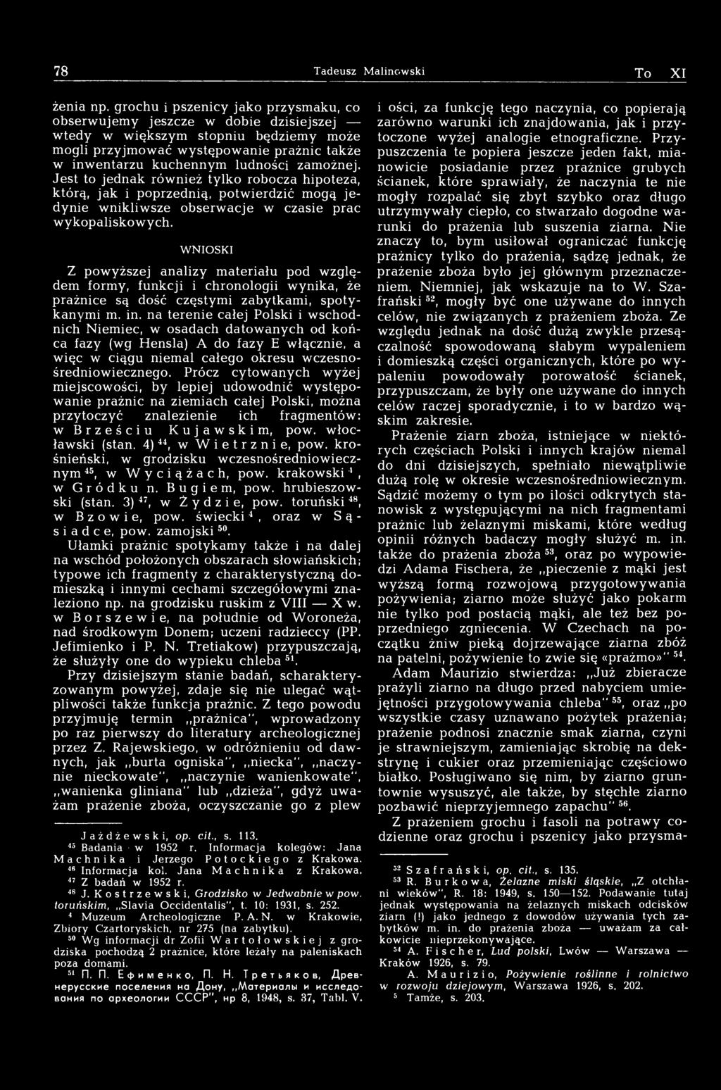 zamożnej. Jest to jednak również tylko robocza hipoteza, którą, jak i poprzednią, potwierdzić mogą jedynie wnikliwsze obserwacje w czasie prac wykopaliskowych.