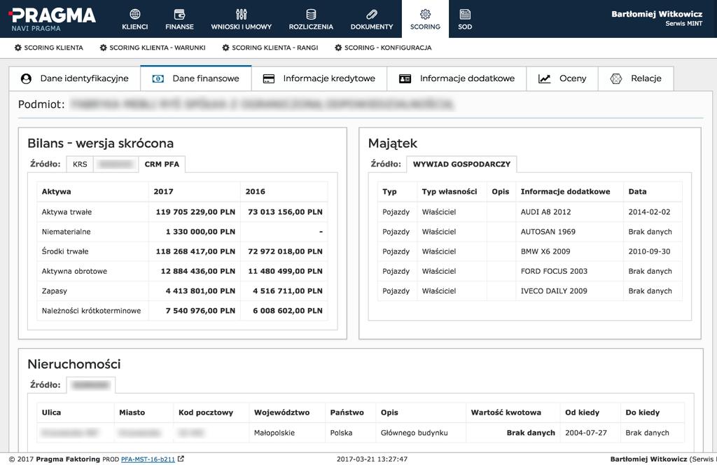 nasze realizacje Agregator informacji gospodarczych Cel projektu: Automatyzacja pracochłonnego procesu, wyeliminowanie błędów i integracja danych w jednym miejscu.