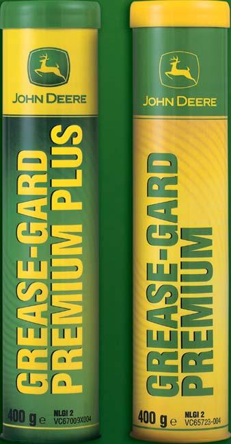 Grease-Gard Premium Plus jest najwy szej jakoêci wysokotemperaturowym, kompleksowym smarem litowym o w asnoêciach EP, stosowanym przez John Deere do fabrycznego nape niania o ysk wa ów i przegubów.