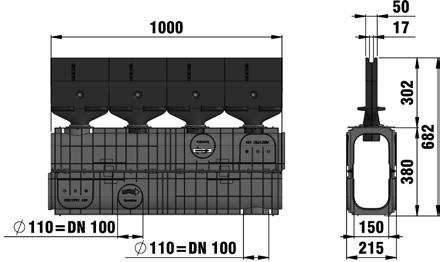 typ G 265 1000 146 565 184 152 35,9 16100 typ G 365 1000 147 664 284 152 37,3 16150 ścianka czołowa 100, typ 265-140 250 - - 1,2 13013 ścianka czołowa 100, typ 265, z króćcem DN 100-140 250 - - 1,2